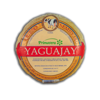 Queso Semiduro Yaguajay (1kg a 1.3kg)