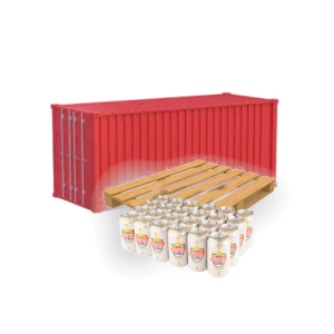 Contenedor de Pallet Cerveza Cristal Extra